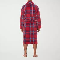 Residence Mens Big and Tall Fleece Long Sleeve Length Robe