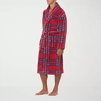 Residence Mens Big and Tall Fleece Long Sleeve Length Robe