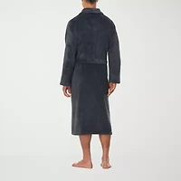 Residence Mens Big and Tall Plush Long Sleeve Length Robe
