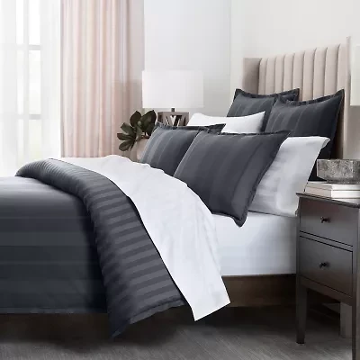 Fieldcrest Heritage Classic Stripe 3pc. 400tc Cotton Comforter Set