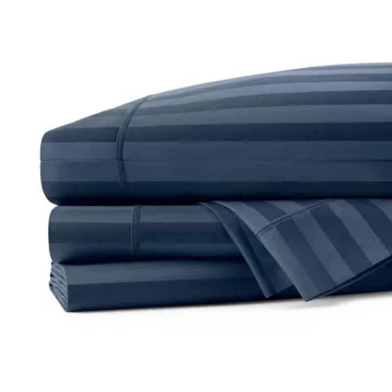 Fieldcrest Classic Stripe 400tc Cotton Sheet Set