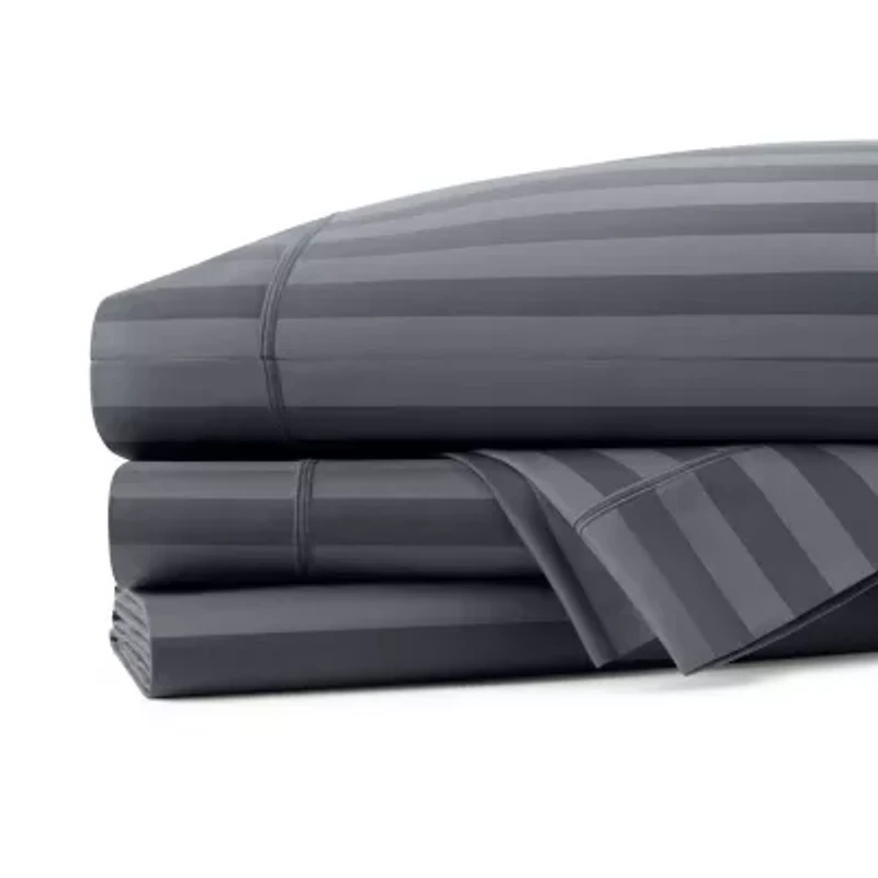 Fieldcrest Classic Stripe 400tc Cotton Sheet Set