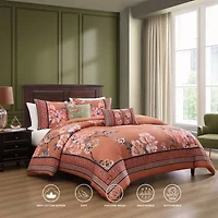 Bebejan Rossana 5-pc. Reversible Cotton Comforter Set