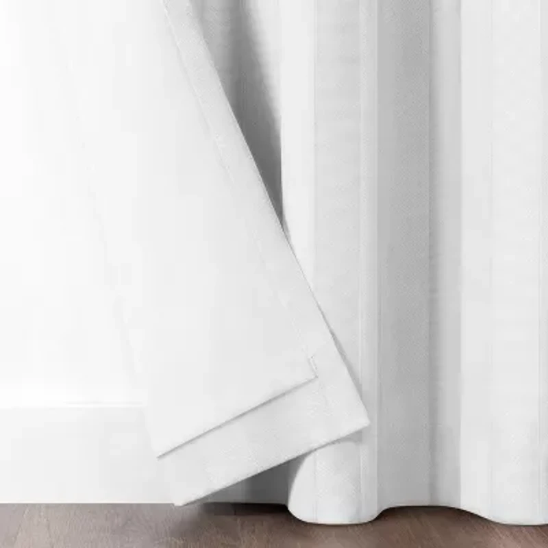 Fieldcrest Heritage Classic Stripe Grommet Top Energy Saving 100% Blackout Single Curtain Panel