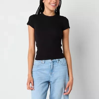 Arizona Baby Tee Womens Crew Neck Short Sleeve Juniors T-Shirt