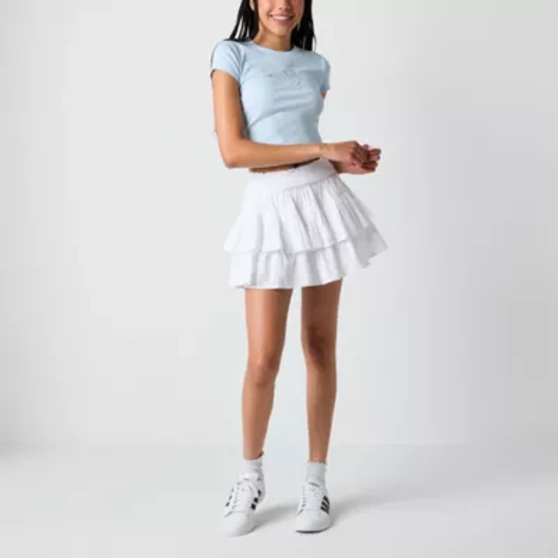 Arizona Womens Juniors Flared Skirt