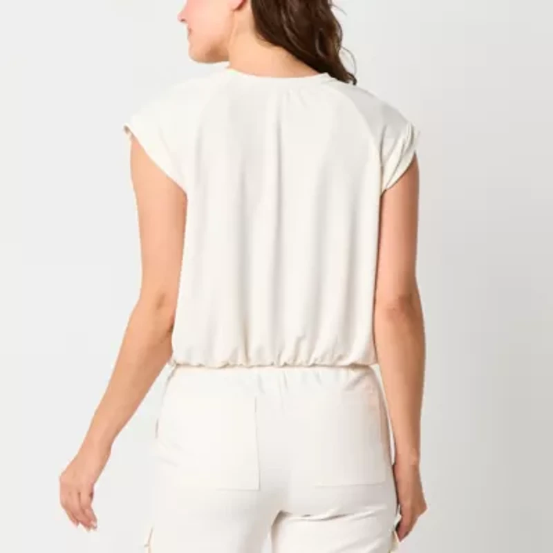 Stylus Womens Crew Neck Short Sleeve T-Shirt