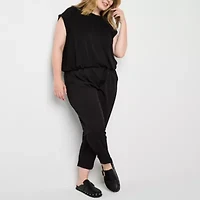 Stylus Womens Crew Neck Short Sleeve Plus T-Shirt