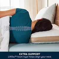 Serta® Align Revive Memory Foam Medium Density Bed Pillow