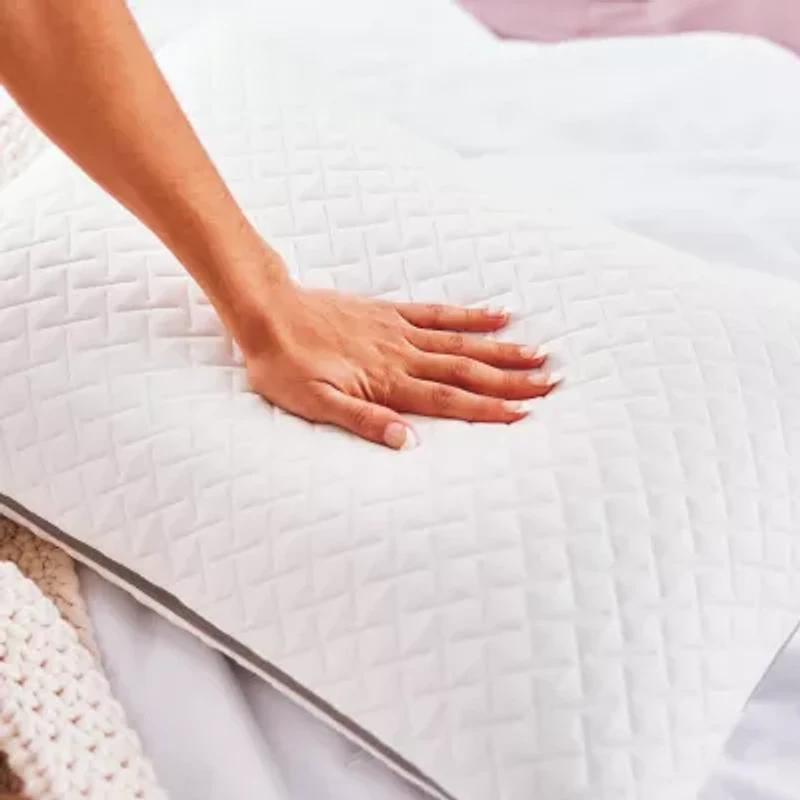 Serta® Layered Luxury Memory Foam Medium Density Bed Pillow