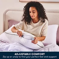 Serta® Layered Luxury Memory Foam Medium Density Bed Pillow