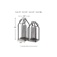 Signature Design by Ashley® 2-pc. Diedrick Lanterns
