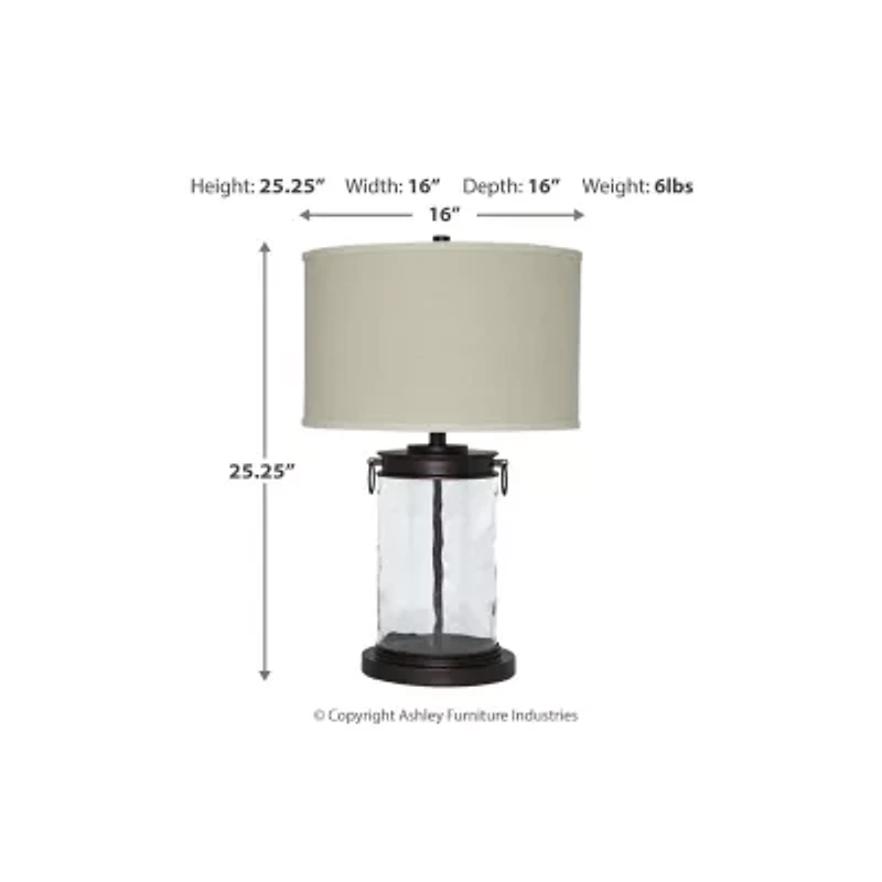 Signature Design by Ashley® Tailynn Glass Table Lamp