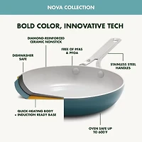 GreenPan Nova Ceramic Non-Stick 10-pc. Cookware Set