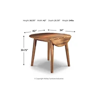 Signature Design by Ashley® Berringer 3 Piece Dining Set