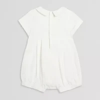 Mia & Mimi Christening Baby Boys Short Sleeve 2-pc. Romper