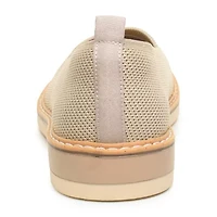 TARYN by ROSE Flats Womens Almond Closed Toe Loafers