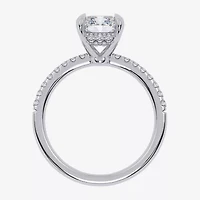 F-G /Vs2-Si1) Womens 1/2 Ct. T.W. Lab Grown White Diamond 14K Gold Side Stone Engagement Ring