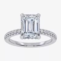 F-G /Vs2-Si1) Womens 1/2 Ct. T.W. Lab Grown White Diamond 14K Gold Side Stone Engagement Ring