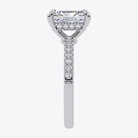 F-G /Vs2-Si1) Womens 1/2 Ct. T.W. Lab Grown White Diamond 14K Gold Side Stone Engagement Ring