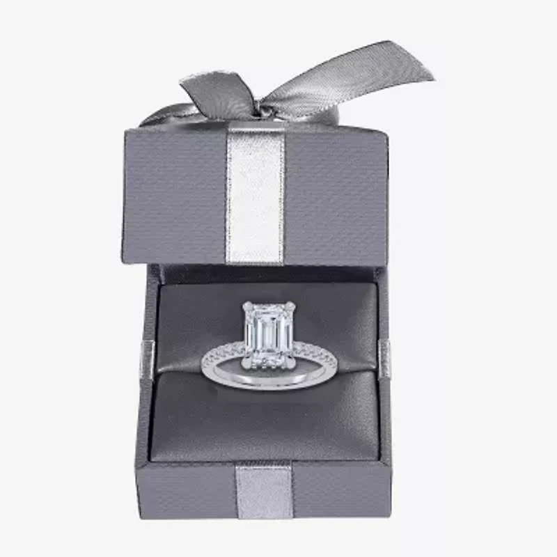 F-G /Vs2-Si1) Womens 1/2 Ct. T.W. Lab Grown White Diamond 14K Gold Side Stone Engagement Ring