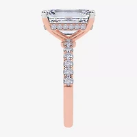 (F-G /Vs2-Si1) Womens 10 1/2 Ct. T.W. Lab Grown White Diamond 14K Gold Side Stone Engagement Ring