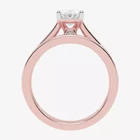 F-G /Vs2-Si1) Womens 2 1/2 CT. T.W. Lab Grown White Diamond 10K Gold Oval Side Stone Bridal Set