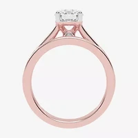 (F-G /Vs2-Si1) Womens 5 1/2 CT. T.W. Lab Grown White Diamond 10K Gold Round Side Stone Bridal Set