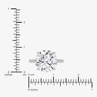 F-G /Vs2-Si1) Womens 1/2 Ct. T.W. Lab Grown White Diamond 14K Gold Round Side Stone Engagement Ring