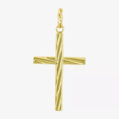 Cross Mens 10K Gold Cross Pendant