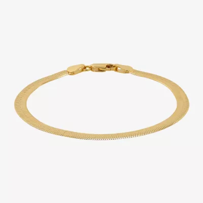 Silver Addiction Womens 2-pc. 14K Gold Over Silver Bracelet Set