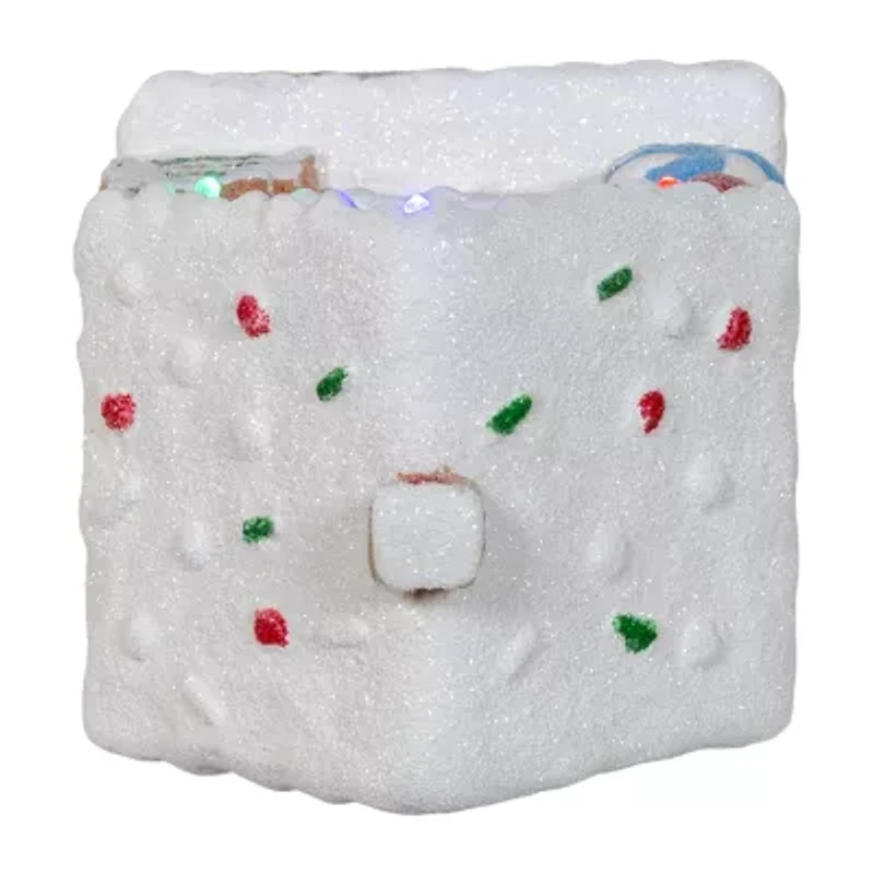 Kurt Adler 1.6-5.1" Led Lighted Gingerbread House Lighted Christmas Tabletop Decor