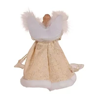 Kurt Adler 10" 10-Light Natural Angel Indoor Tree Skirt