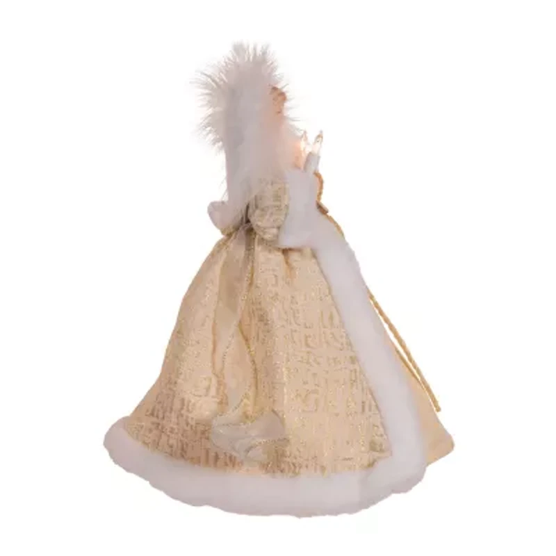 Kurt Adler 10" 10-Light Natural Angel Indoor Tree Skirt