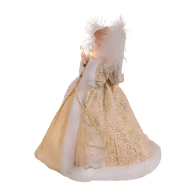 Kurt Adler 10" 10-Light Natural Angel Indoor Tree Skirt