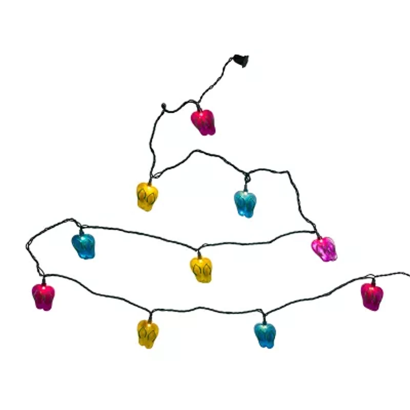 Kurt Adler 12' 10-Light Flip-Flops String Lights