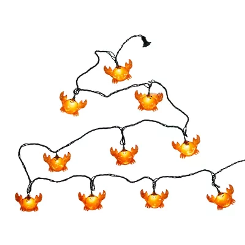 Kurt Adler 12' 10-Light Crab String Lights