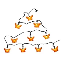 Kurt Adler 12' 10-Light Crab String Lights