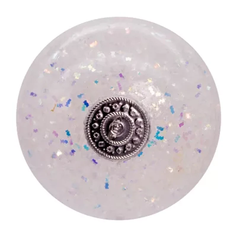 Kurt Adler 100mm Shatterproof Iridescent Glittered Balls 6-pc. Christmas Ornament