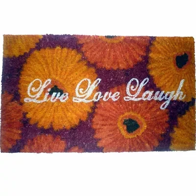 Live Love Laugh Rectangle Doormat - 18"X30"