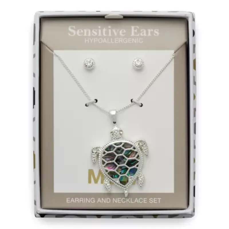 Mixit Womens Cubic Zirconia Hypoallergenic 2-pc. Jewelry Set