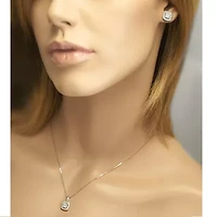 Diamond Blossom Womens 3/4 CT. T.W. Natural White 14K Gold 2-pc. Jewelry Set
