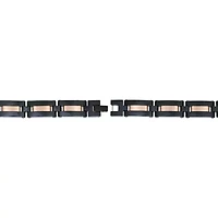 Stainless Steel 8 1/2 Inch Solid Link Bracelet