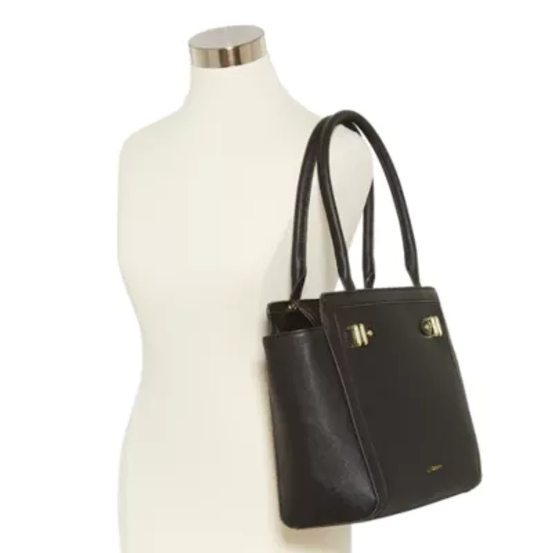 Liz Claiborne Tuxedo Tote Bag