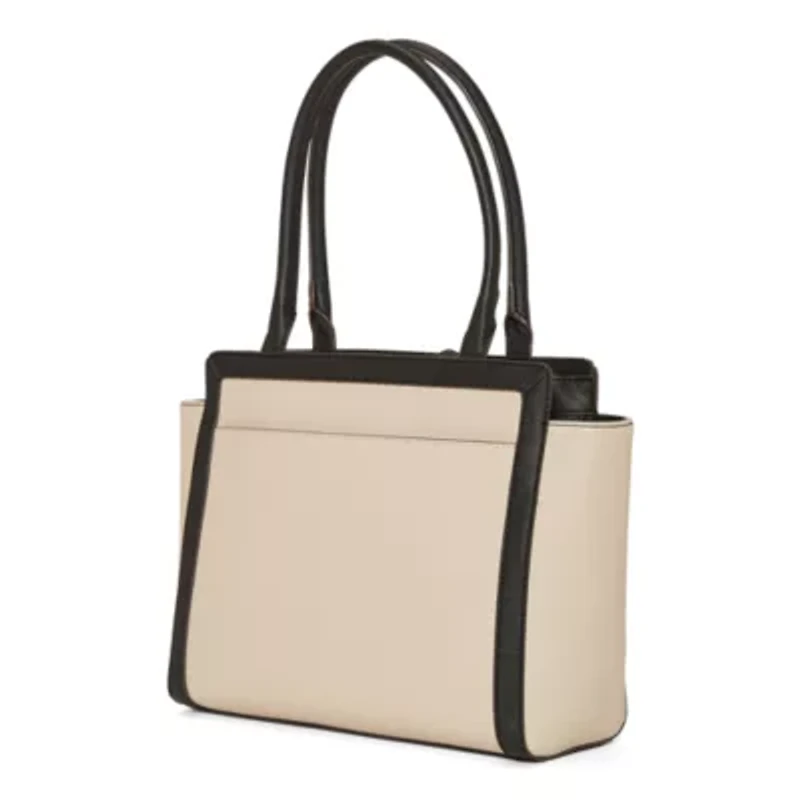 Liz Claiborne Tuxedo Tote Bag