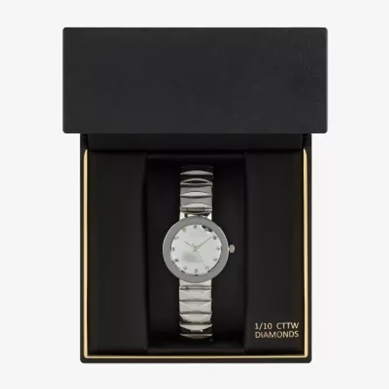 Womens Silver Tone Bracelet Watch 13590s-22-B28