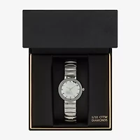 Womens Silver Tone Bracelet Watch 13590s-22-B28