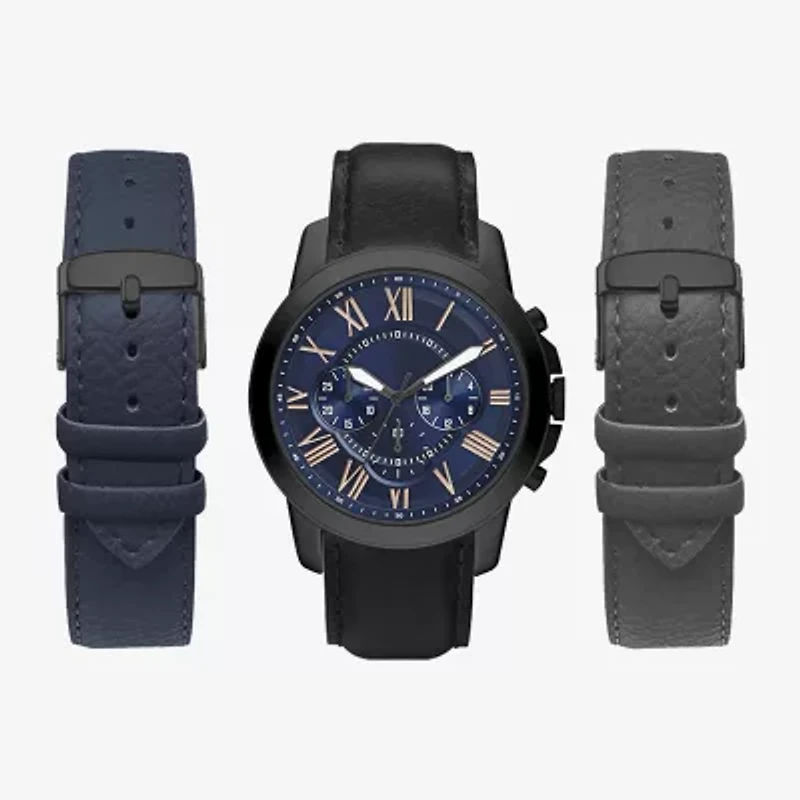 Womens Black Leather Strap Watch 5316b-42-J02
