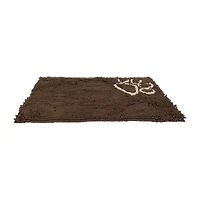 Pet Life ® 'Fuzzy' Quick-Drying Anti-Skid and Machine Washable Dog Mat