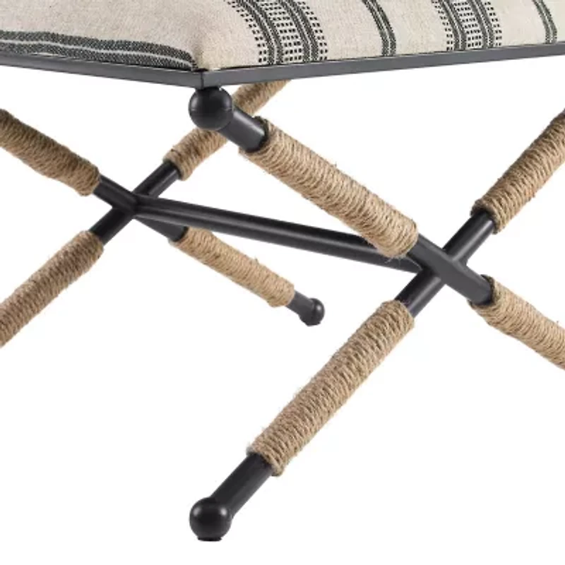 Arjean Living Room Collection Upholstered Footstool